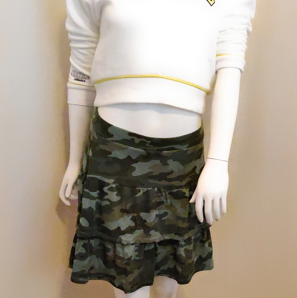 Justice Camouflage skirt